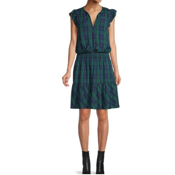 Vineyard Vines Blackwatch smocked dress almost new! - Picture 2 of 3